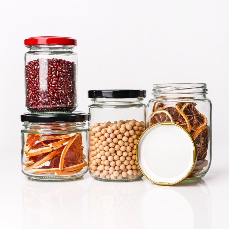 Glass bottles: round compared to square