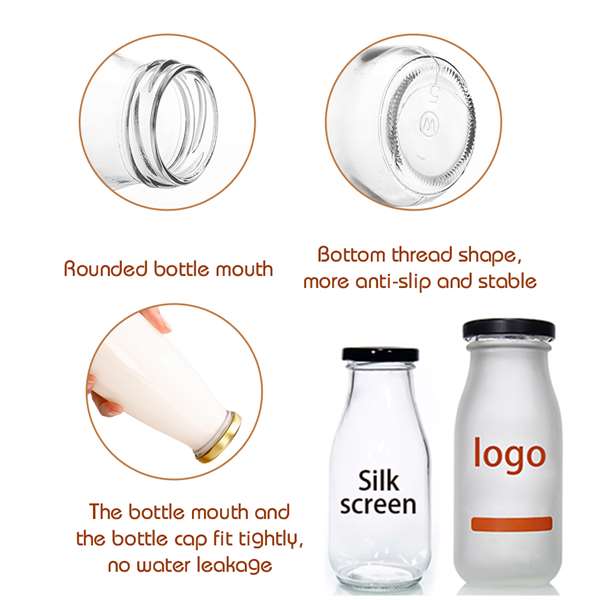 Glass Milk Bottle
