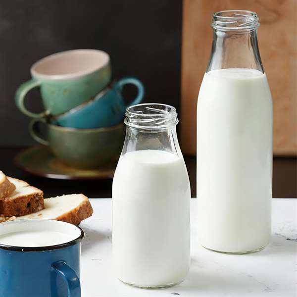 Glass Milk Bottles