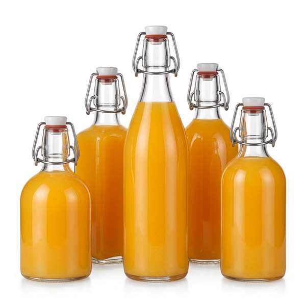 Glass Juice Bottle