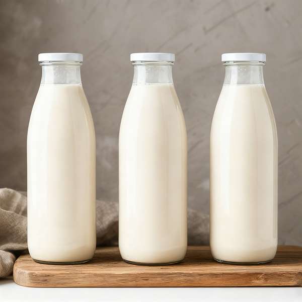 Glass Milk Bottle