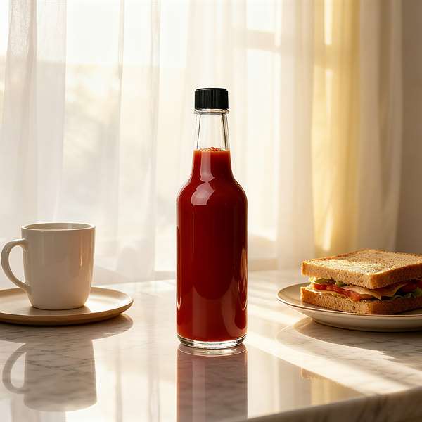 Glass Tomato Bottle 