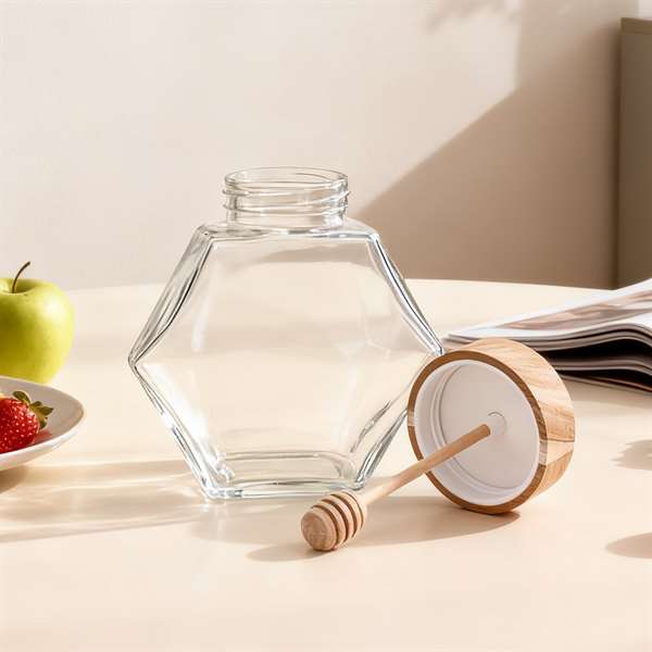 Glass Honey Jar