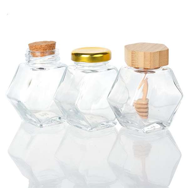 Glass Honey Jar