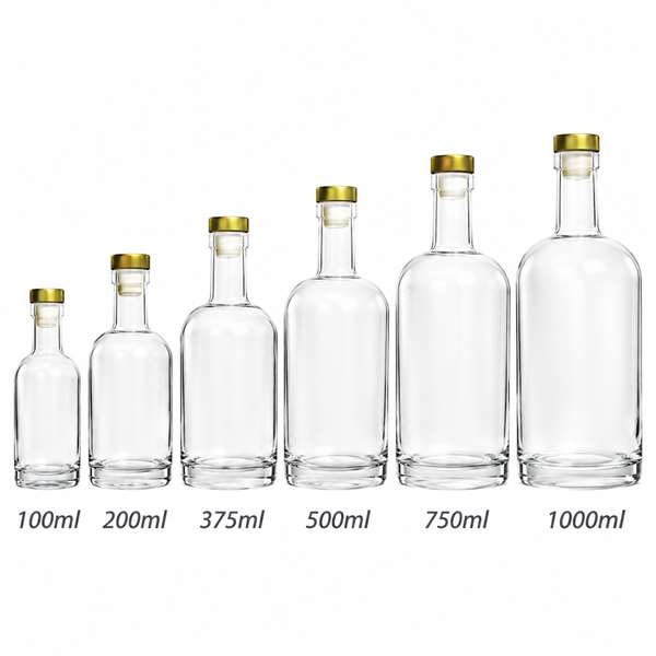 Glass Liquor Bottle