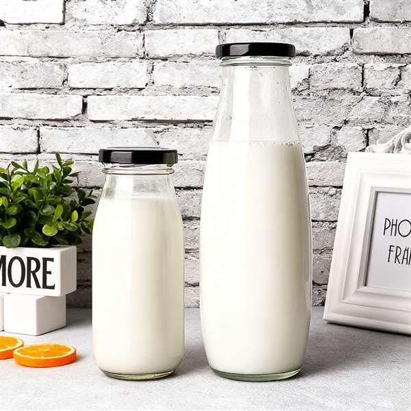 Glass Milk Bottles