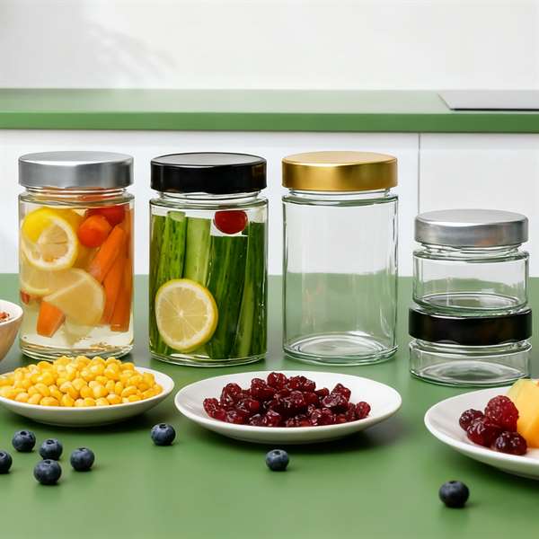 Glass Pickle Jar