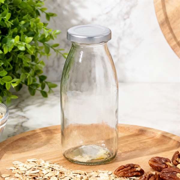 Glass Milk Bottle