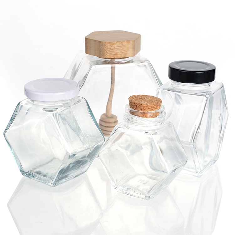 Glass Honey Jar