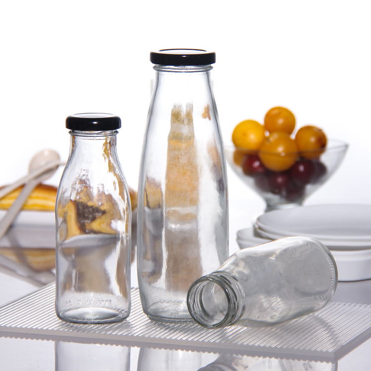 Glass Milk Bottles