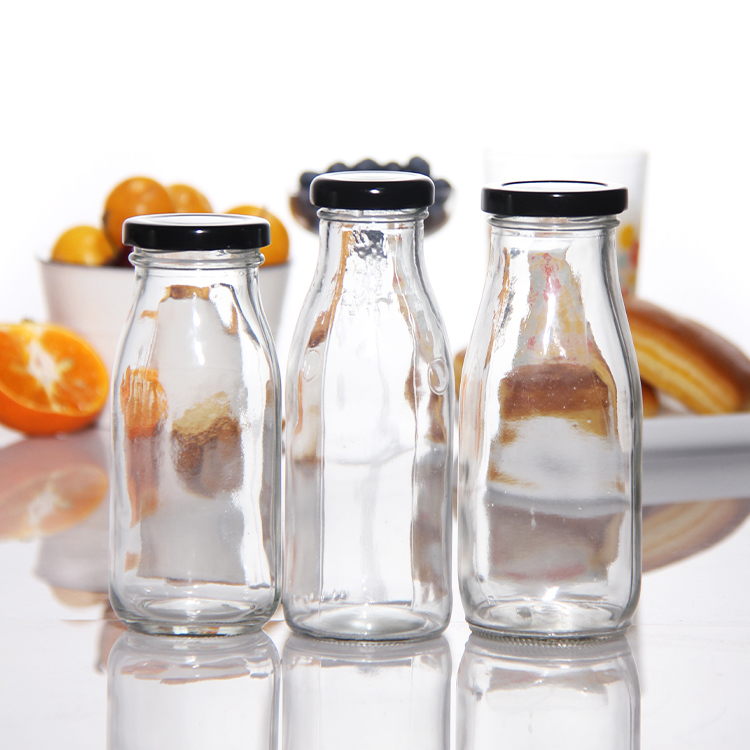 Glass Milk Bottles