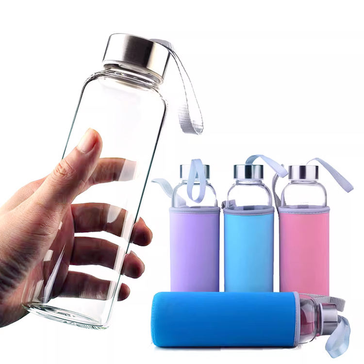 Glass Water Bottle